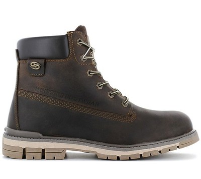Dockers by Gerli 6 Inch Boots - Men Leather Boots Shoes Brown