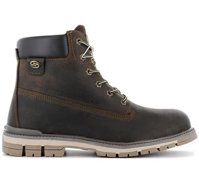 Dockers by Gerli 6 inch Boots - Herren Winter Stiefel Leder Schuhe Braun 43LU001