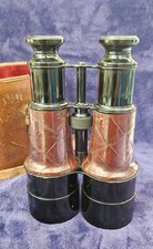 Antique Dolland & Co, Leather Cased Field Binoculars c1895 (Very Clean)