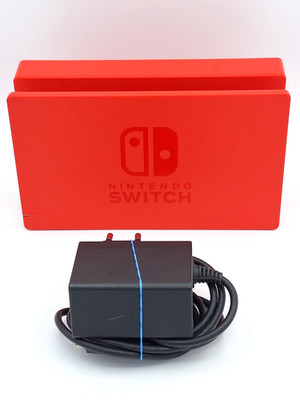 Original Nintendo Switch Dock Dockingstation TV Station in Rot inkl. Netzteil
