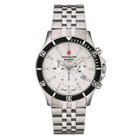 Swiss Alpine Military Herren Uhr Chronograph Analog Quarz 7022.9132SAM Edelstahl