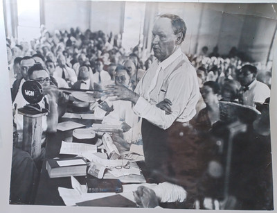 Original Photo Clarence Darrow Speaks Courtroom Teacher Scopes RRP 518