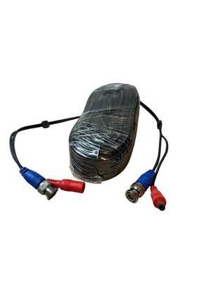 CCTV BNC Video & Power Extension Cable   Blue/Red Connectors   NEW