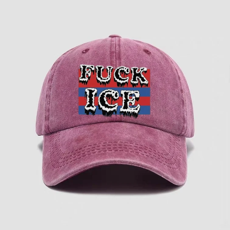 Fck ICE Hat  Baseball Cap Dad Hat Unisex