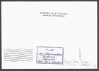 Saar Stamps on Germany LUFTHANSA First Flight Airmail Cover to USA, Sieger 1955 — photo 2