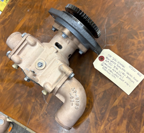 CAT 3126 MARINE RAW WATER AUXILARY COOLING PUMP PN#353-7979 NEW IMPELLER...
