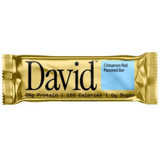 David Protein Cinnamon Roll Protein Bars - 28g Protein - 12ct