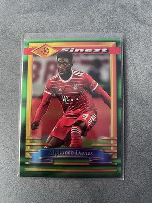 2022-23 Topps Finest Flashbacks UEFA Club Competitions Alphonso Davies #84