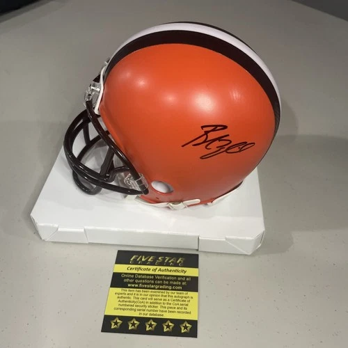 Baker Mayfield Autographed Signed Browns Mini Helmet COA