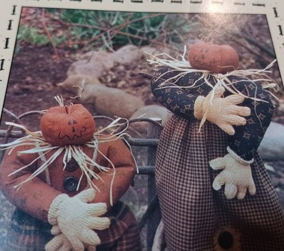 Mr. And Mrs. Jack O Lantern PATTERN  Country Stitches # 261