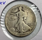 1917 S Rev Walking Liberty Half Dollar ~ Old United States Silver Coin