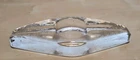 Cigar Blenko Clear Heavy Art Glass Hand Made Ashtray MCM Retro 10" Double Ended