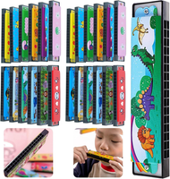24X Mundharmonika Kindergeburtstag Gastgeschenke Mitgebsel Set Spielzeug Musik