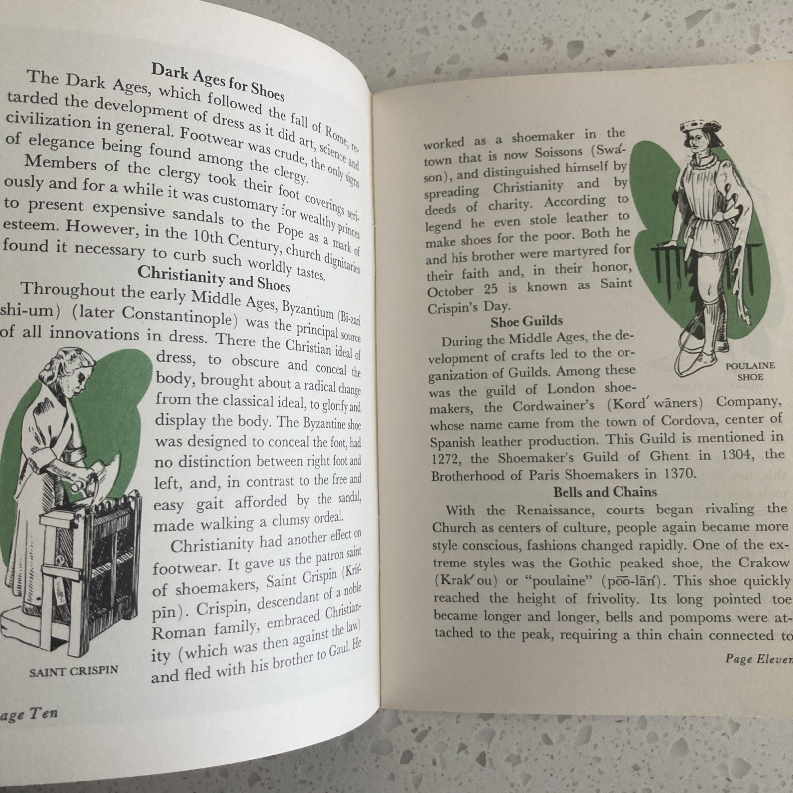 Shoes Through the Ages Booklet from Internation Shoe Company Brand Shoes VTG Bkt