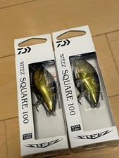 Daiwa Steez Square 100, set of 2, Chrome Kin 1650 , for bass, ponds, and