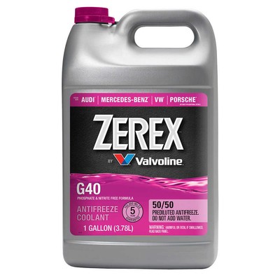 Engine Coolant / Antifreeze-G40 Pink/Violet Ready-to-Use - 1 Gal. Valvoline VAL