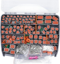 706 Pcs for Deutsch DT Connector Kit, Gray 2 3 4 6 8 12 Pin for DT Connectors wi