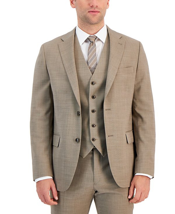 Tommy Hilfiger Mens Modern-Fit Wool TH-Flex Stretch Suit Jacket MSRP 450 12590₽