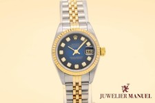 Rolex Lady-Datejust 79173 NOS Blue Vignette S...