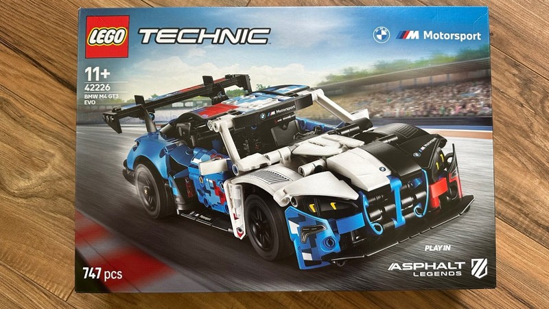 LEGO Technic BMW M4 GT3 EVO Car Set 42226 STEM Model 747pcs Kids Gift