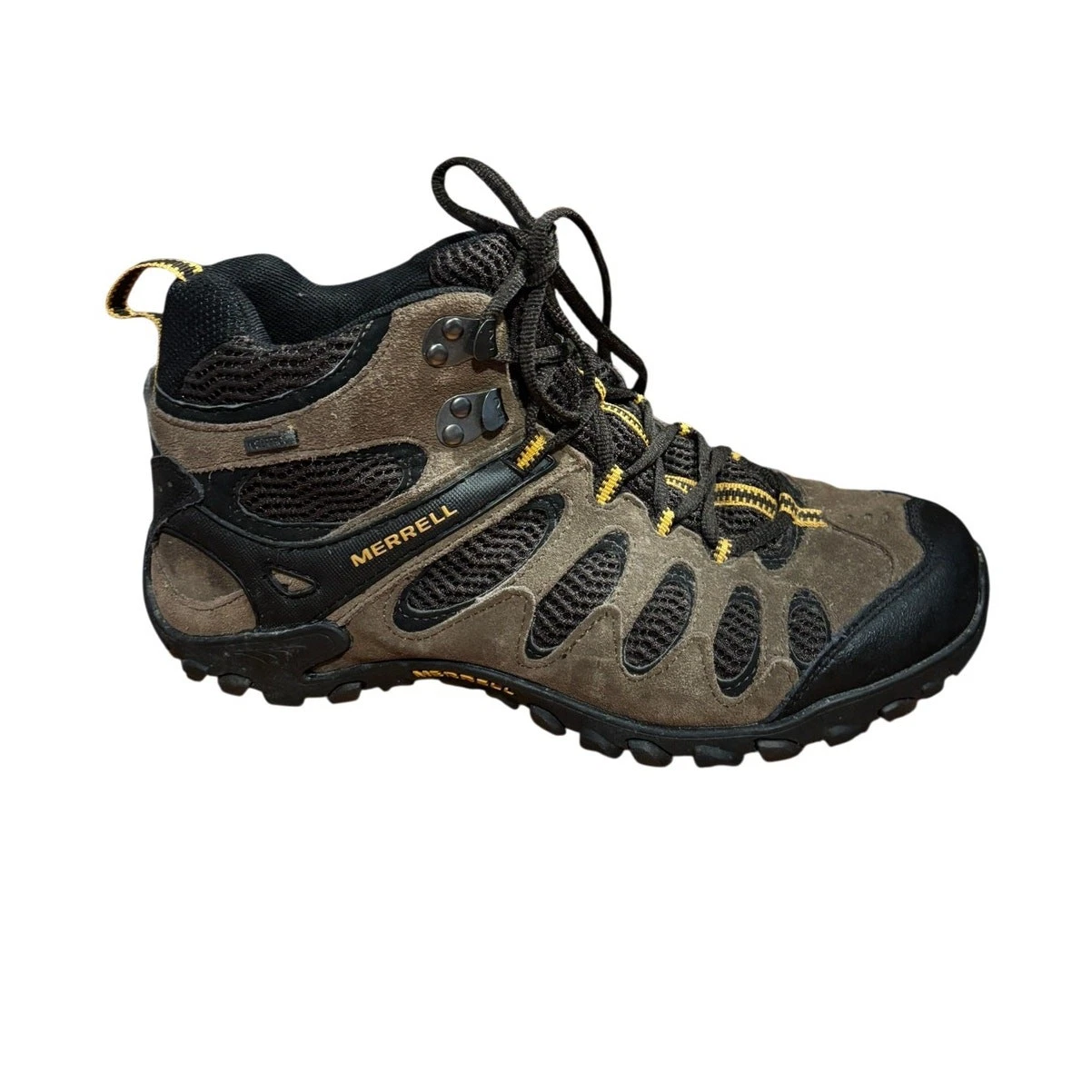 Merrell Chameleon II Mid Waterproof Hiking Boots Men's Size 10 Brown