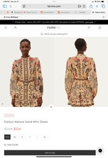 NWT Farm Rio Floral Mini Dress Size Medium