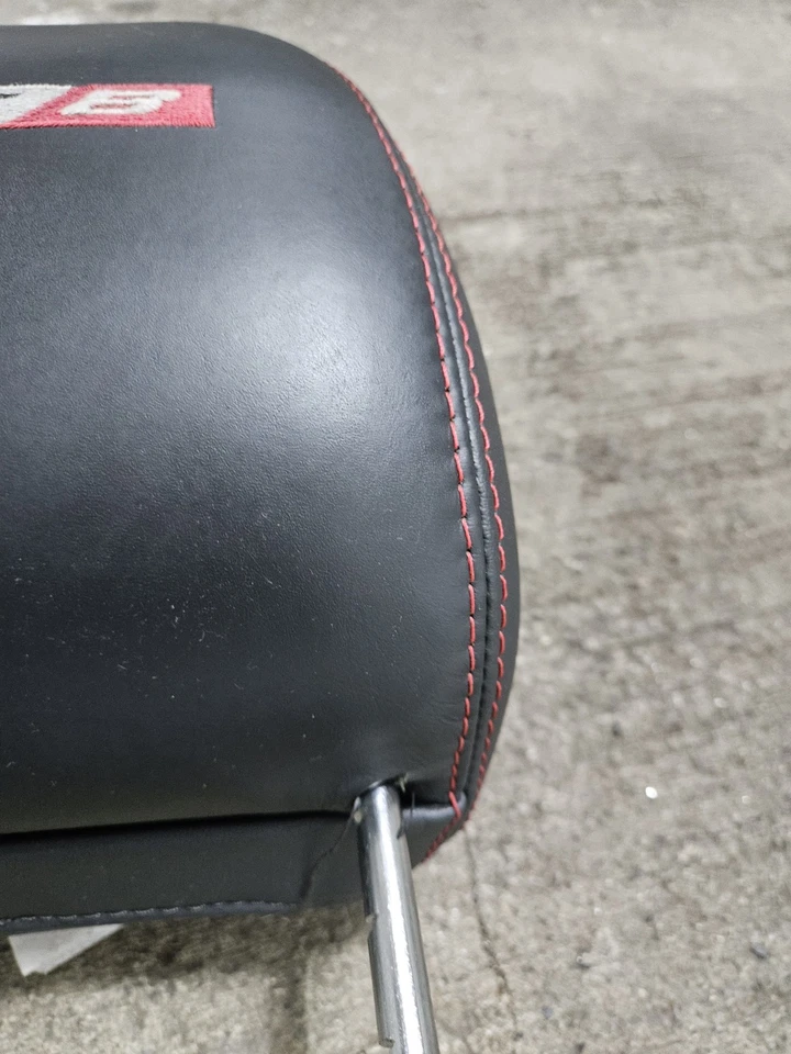 Dodge Charger/Magnum SRT8 2006-2010 reposacabezas de cuero bordado cosido logotipo Foto 4 de 4