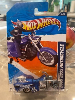 2011 Hot Wheels Hauptstraße '11 BOSS HOSS MOTORRAD #8 Von 10 #168 - Blau