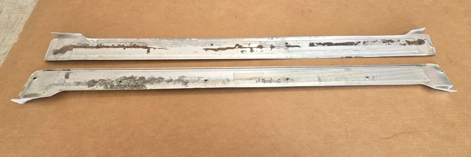 1965 1966 1967 Ford Galaxie 500 XL 2dr Sill Plates Pair Used Original - Image 2 of 4