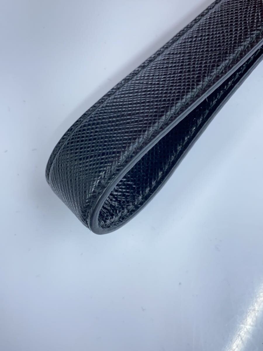 PRADA Men's Leather Keychain in Black, Solid Color, 2PP68T thumbnail 6