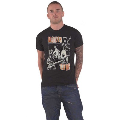 Motley Crue T Shirt Vintage Punk Collage Band Logo Nue offiziell Unisex Schwarz
