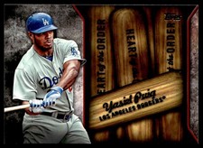 2015 Topps Heart of the Order Yasiel Puig Los Angeles Dodgers #HOR-6