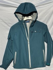REI Rain Coat - REI Co-op Kids Hooded Rain Jacket Size M Teal Waterproof