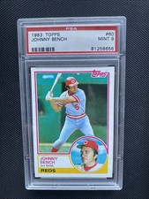 1983 Topps - Johnny Bench #60 PSA 9 Mint Reds