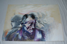 Luigi Lotito "L'Ultimo Sguardo" Quadro Tecnica Mista cm 35 x 50 come Guttuso CA3