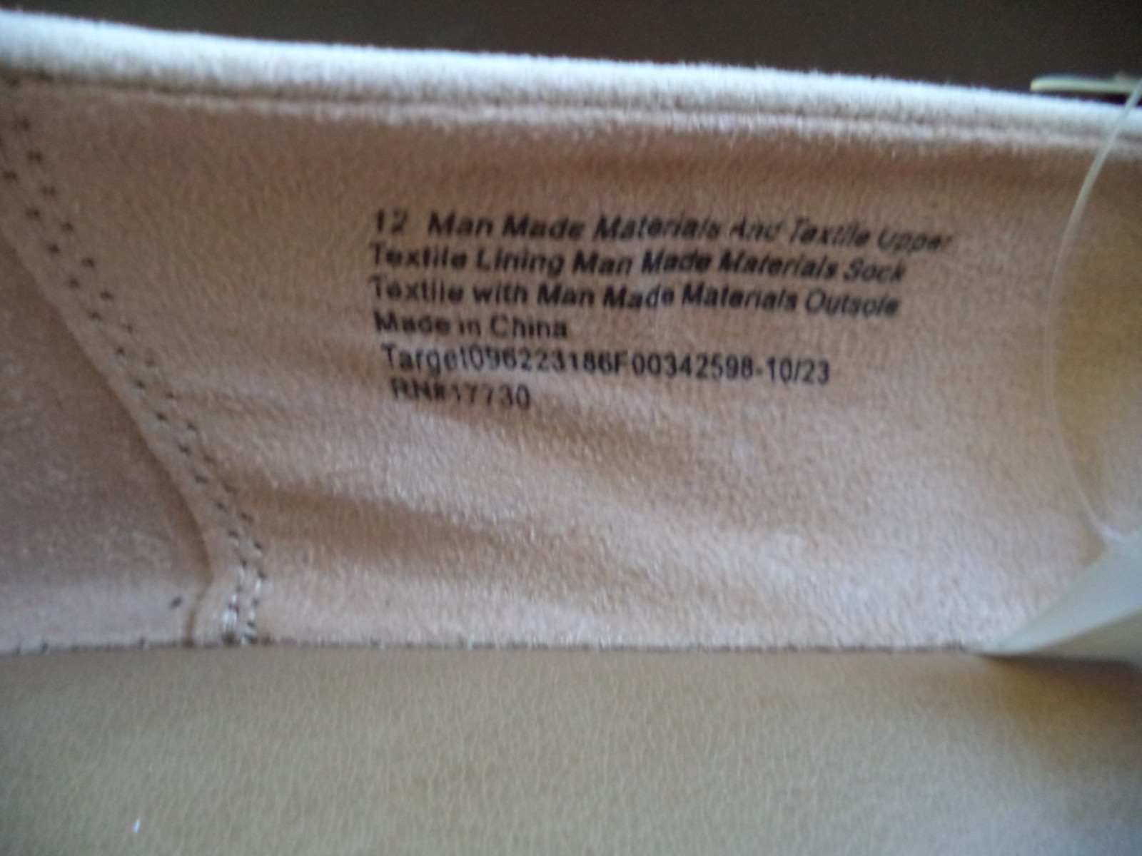 NEW in box A New Day Shoes Women's Size 12 off white  Ballet Flats Rhinestones thumbnail 4