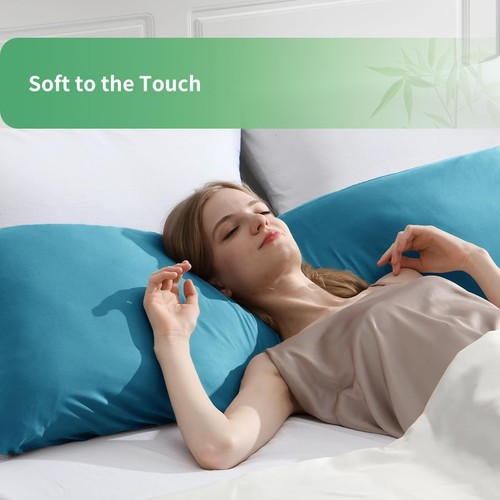 Körperkissenbezug, Kühlende Viskose aus Bambus Kissenbezug mit Reißverschluss... - Bild 4 von 7