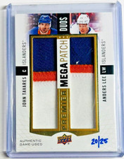 2017-18 UD Premier Mega Patch Duos John Tavares/Anders Lee /25 Islanders