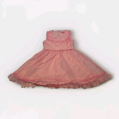 Sugar Thrillz Dolls Kill Womens Dress Size M Pink Tulle Fit Flare Party Coquette