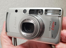 original Canon Sure Shot Z180u Date 35mm Film Point Shoot Camera W/new Battery.