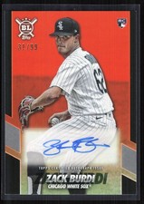 2021 Topps Big League Zack Burdi Opening Act Autographs Electric Orange #/99