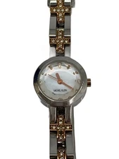 MICHEL KLEIN◆Quartz watch/analog/-/WHT/GLD