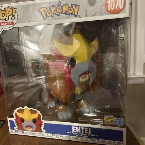 Funko Pop! Vinyl Jumbo 10 in: Pokémon - Entei (SDCC) - San Diego Comic Con Funko