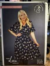 The Olivia Dress Sewing Pattern Size Bust 31 - 44 Dressmaking Uncut Woven Summer