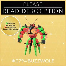 Shiny Buzzwole (Instant registered or 30 days Ultra Friends) - Pokémon Go