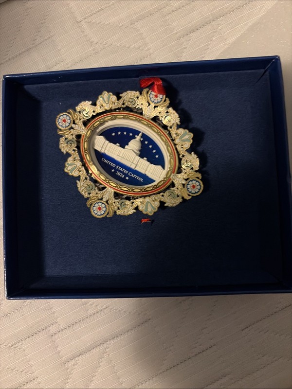 White House Christmas Ornament 2024