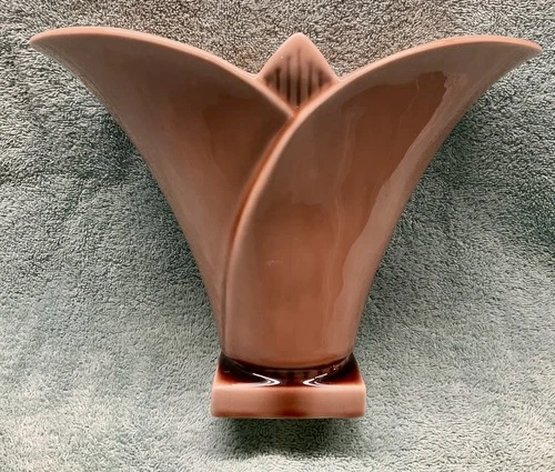 Vintage Rookwood Pottery Fan-Shaped Ceramic Vase