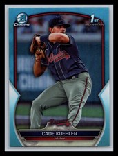 Cade Kuehler Atlanta Braves #BDC-21 Bowman 2023 Bowman Draft Chrome