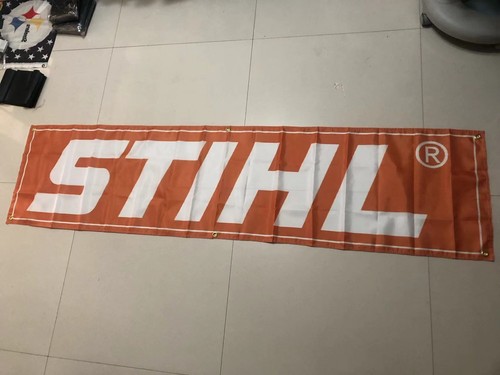 STIHL Flag 2X8ft banner Garage Wall Art Outdoor workshop