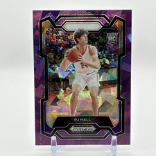 PJ Hall 2024 Panini Prizm Draft Picks Rookie Purple Ice /149 #55